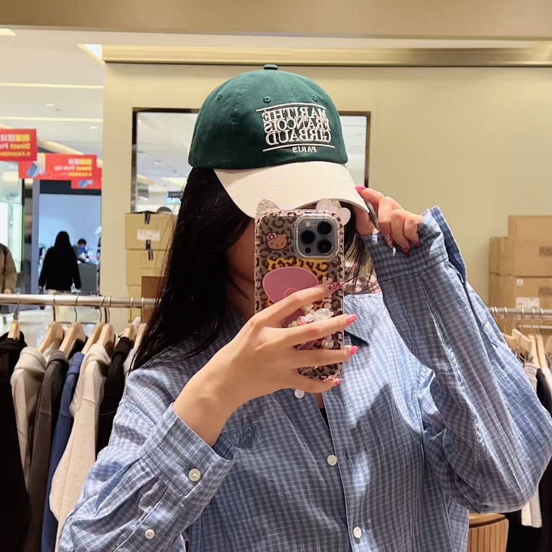 韓國 Marithe Francois Girbaud Classic Logo 6Panel Color Block Cap【MD110】