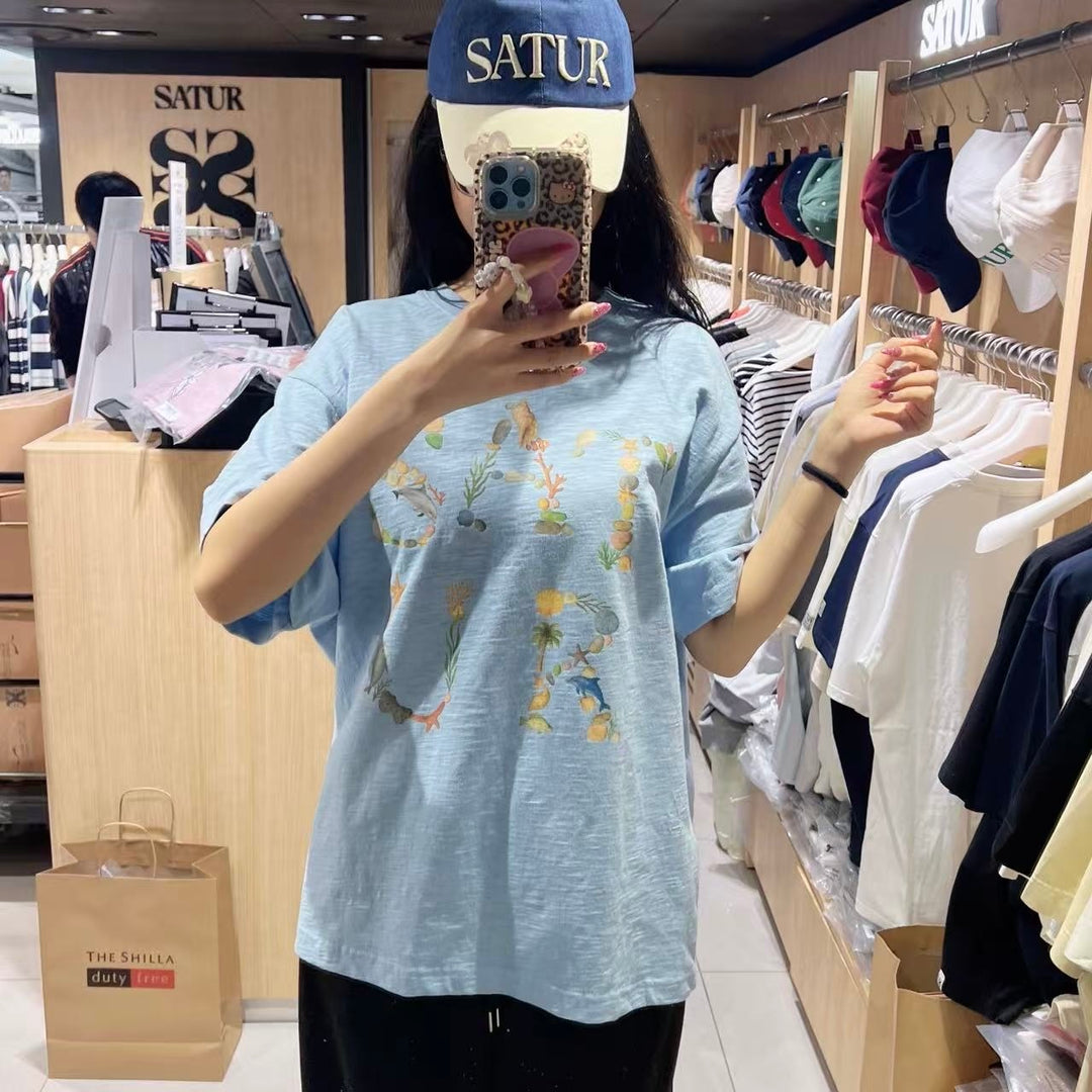 韓國 Satur T-Shirt (男女同款)【SR323】