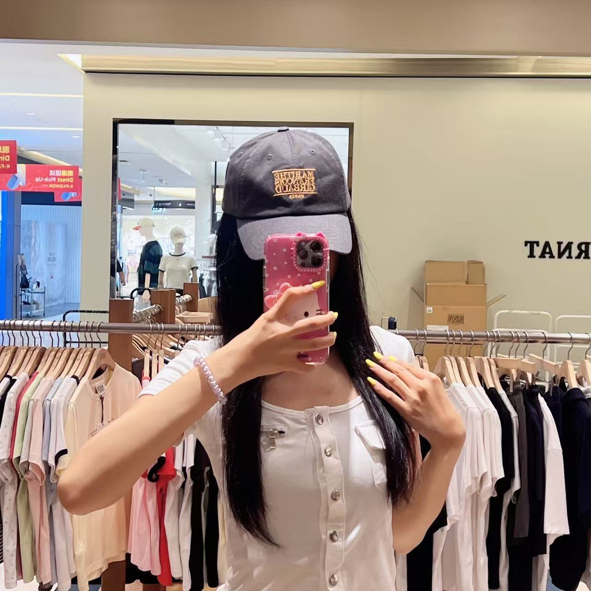 韓國 Marithe Francois Girbaud Small Classic Logo Cap【MD342】