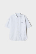 韓國 SPAO Oversized Short Sleeve Oxford Shirt【SP407】