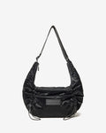 韓國 Hunter Glossy Drawstring Midi Hobo【HR064】