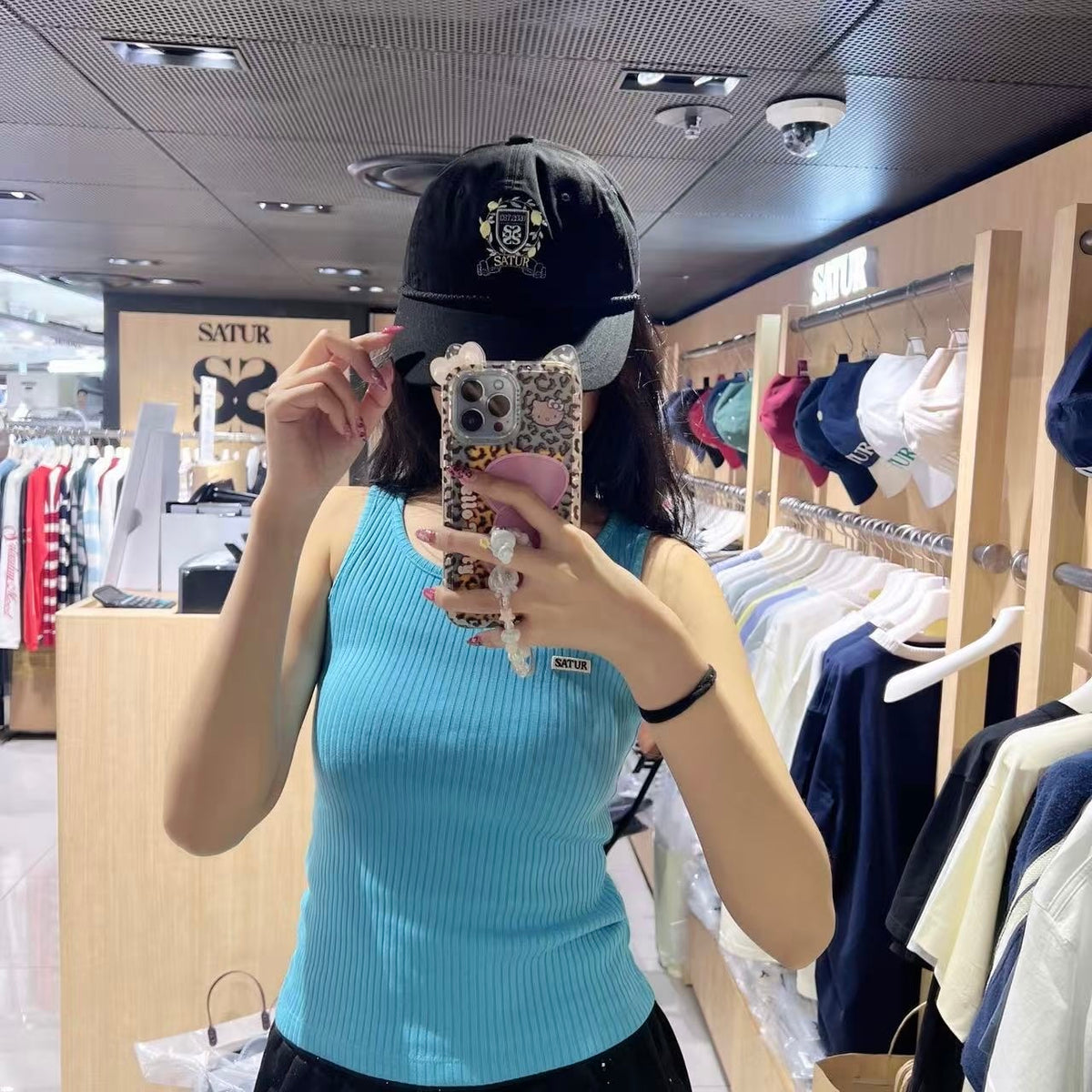 韓國 Satur Crest Logo Loop Ball Cap【SR356】