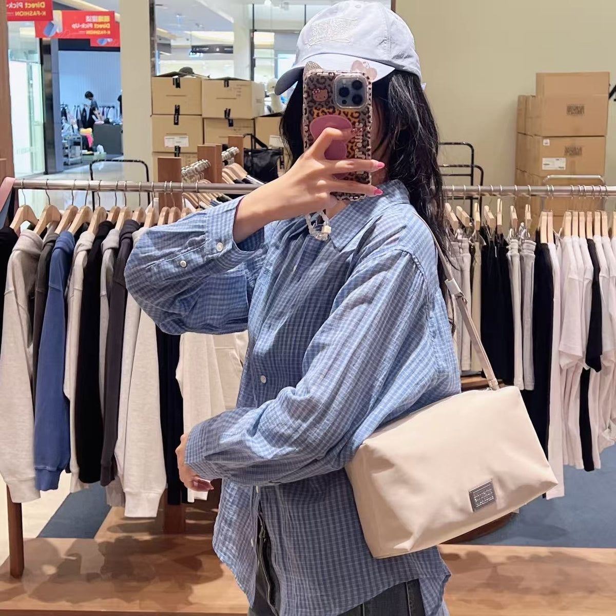 韓國 Marithe Francois Girbaud Classic Logo Nylon Box Bag【MD183】