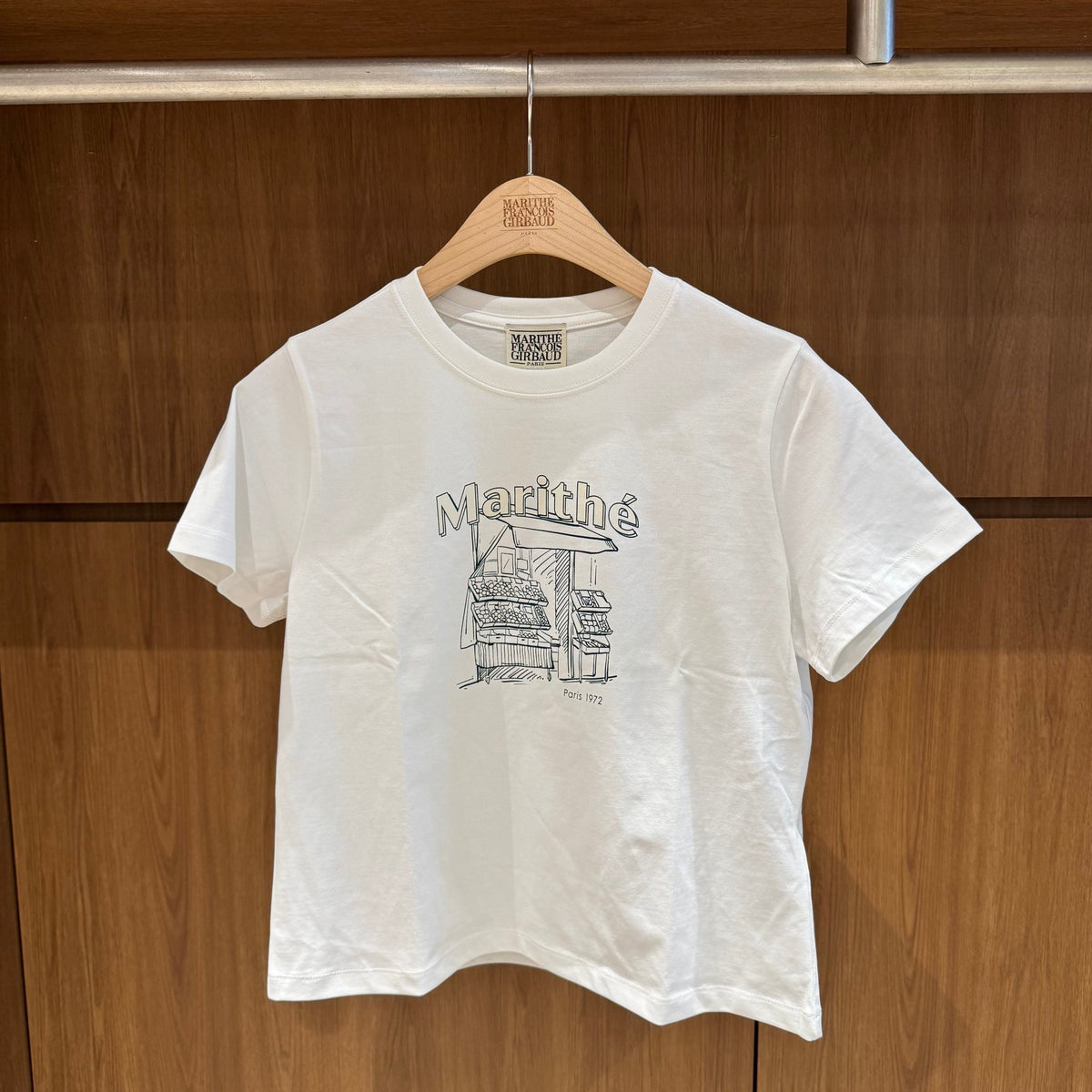 韓國 Marithe Francois Girbaud W French Fruit Shop Graphic Tee【MD312】