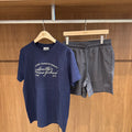 韓國 Marithe Francois Girbaud Logo Tee+Nylon Shorts Set-Up【MD298】