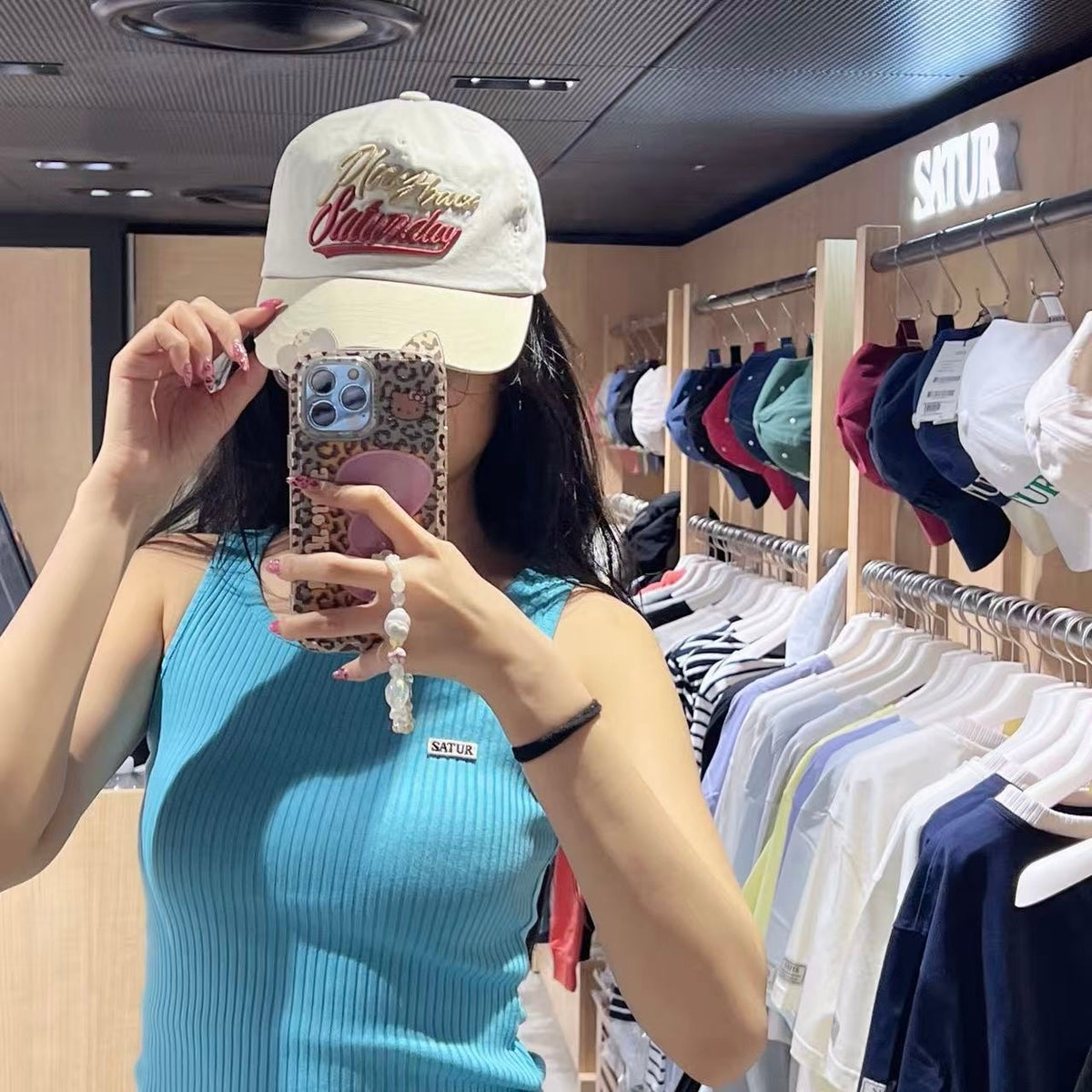 韓國 Satur 90s Playback Contrast Ball Cap【SR352】