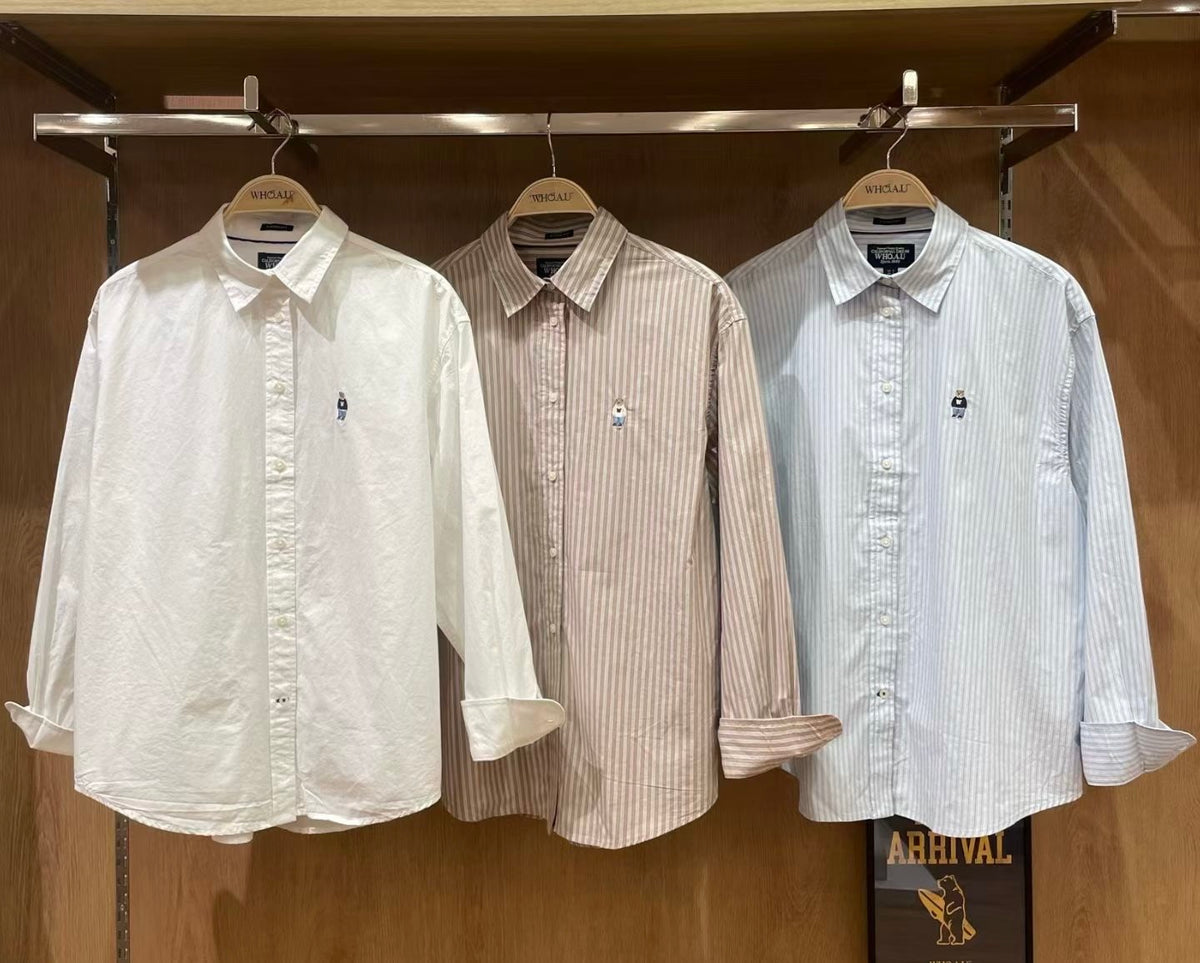 韓國 WhoAU Steve Loose Fit Shirts【WA386】