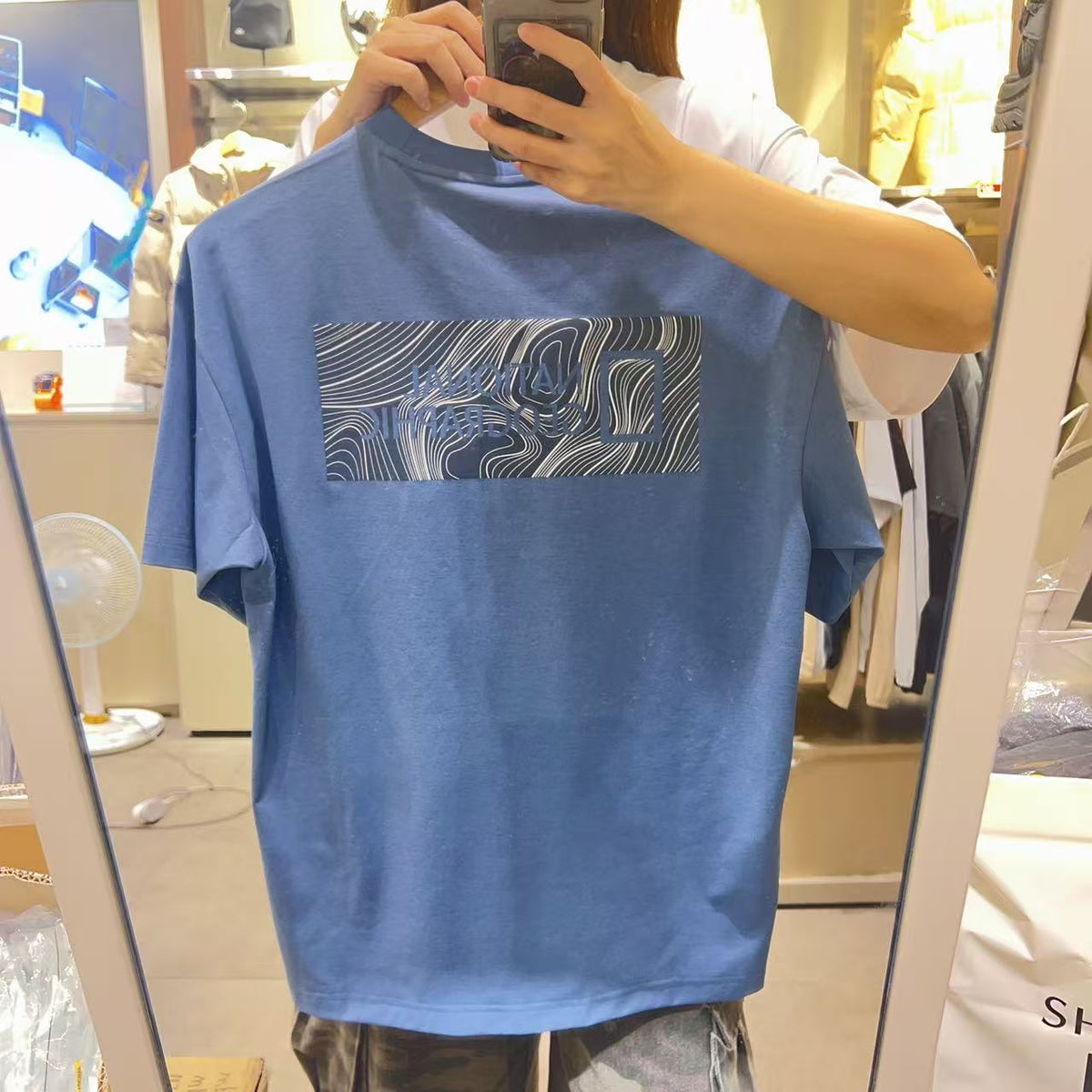 韓國 National Geographic 男女同款 Urban Big Logo Short Sleeve T-shirt (涼爽面料)【NG860】