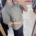 韓國 Snowpeak Classic Woven Short Sleeve Polo Shirt【SN140】