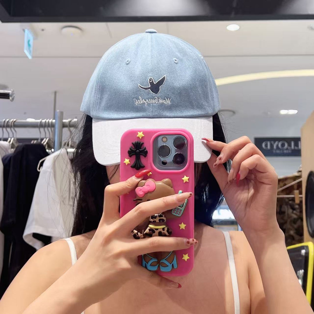 韓國 Mark Gonzales Classic Angel Logo Two-Tone Ball Cap【MG278】