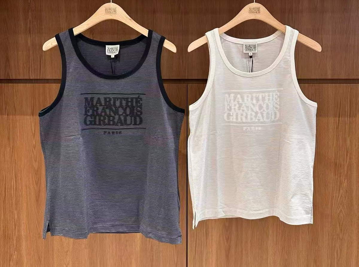 韓國 Marithe Francois Girbaud Shadow Classic Logo Sleeveless【MD316】