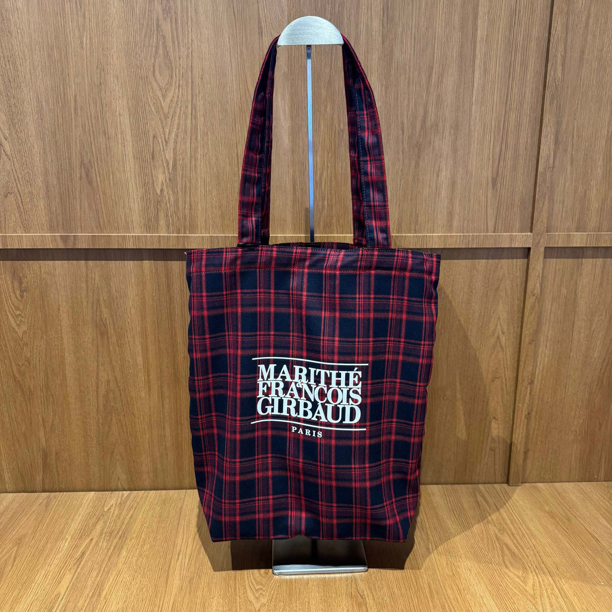 韓國 Marithe Francois Girbaud Claasic Logo Check Eco Bag【MD366】
