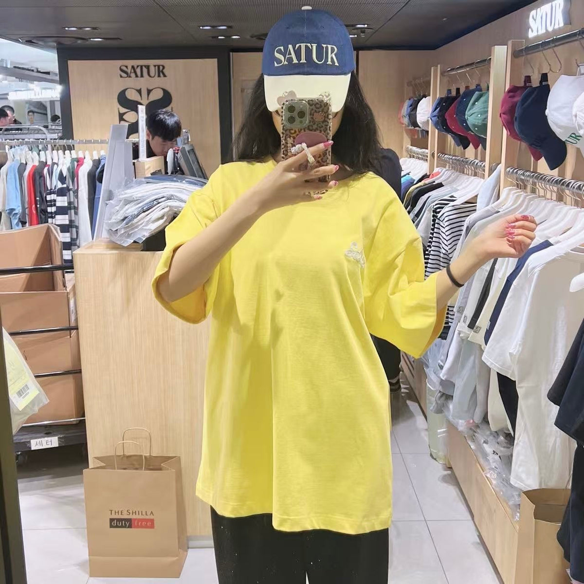 韓國 Satur T-Shirt (男女同款)【SR317】
