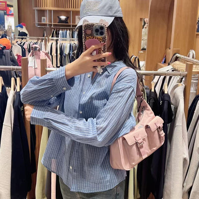 韓國 Marithe Francois Girbaud Regular Logo 2Way Hobo Bag【MD127】