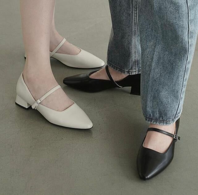 韓國 Chaakan Gail Mary Jane Pumps【CN020】