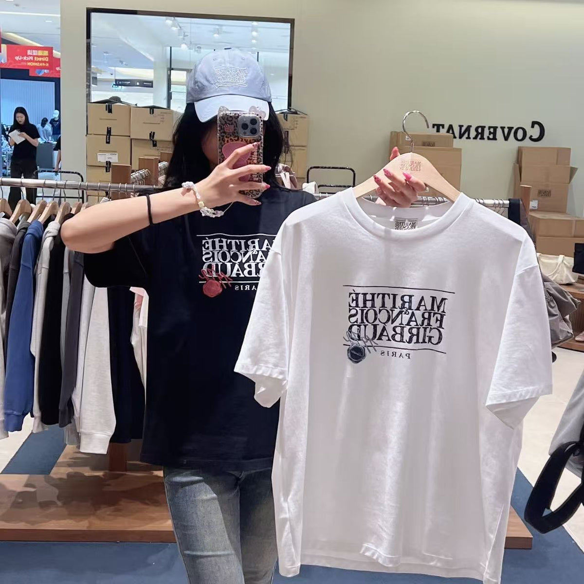 韓國 Marithe Francois Girbaud Stamp Classic Logo Tee【MD159】