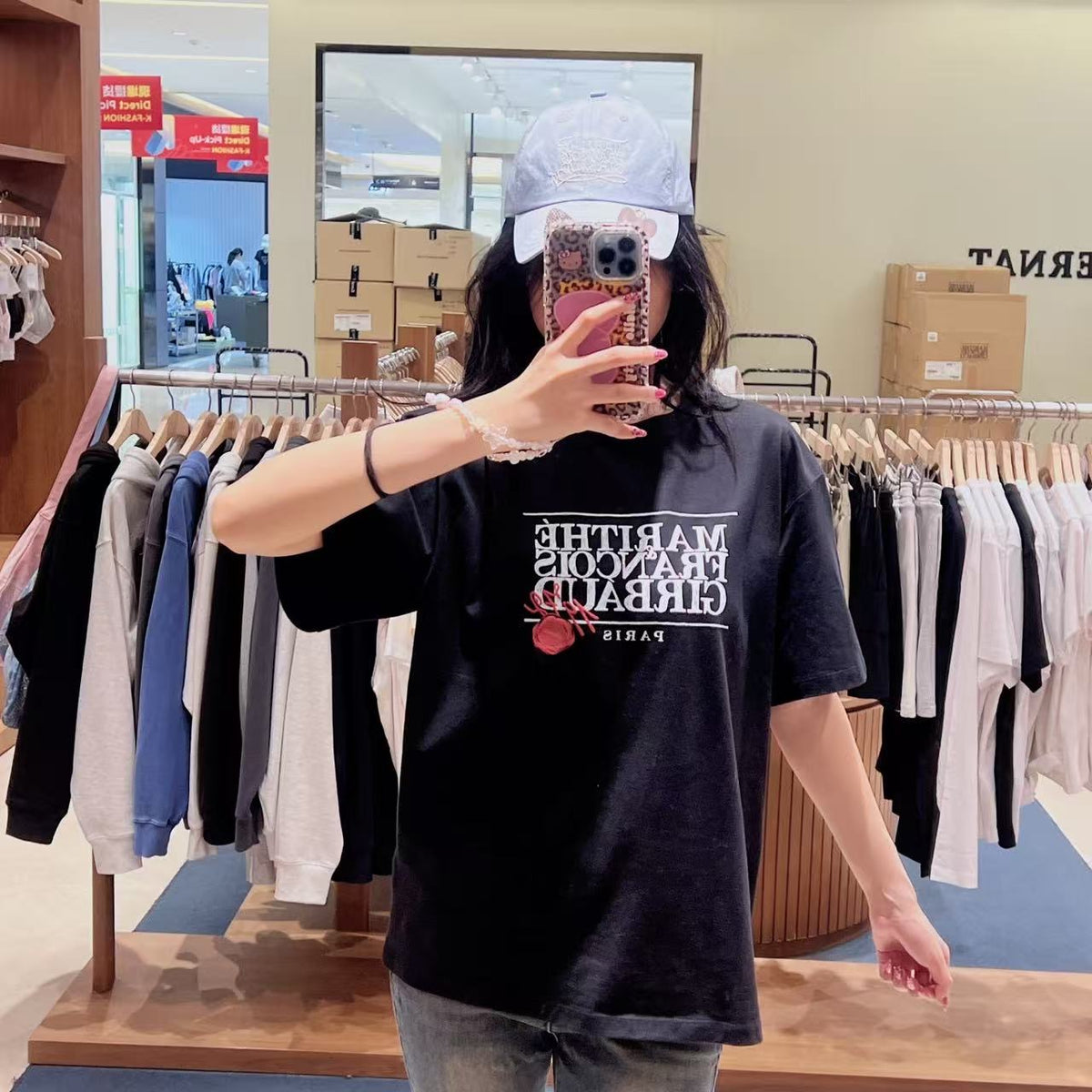 韓國 Marithe Francois Girbaud Stamp Classic Logo Tee【MD159】