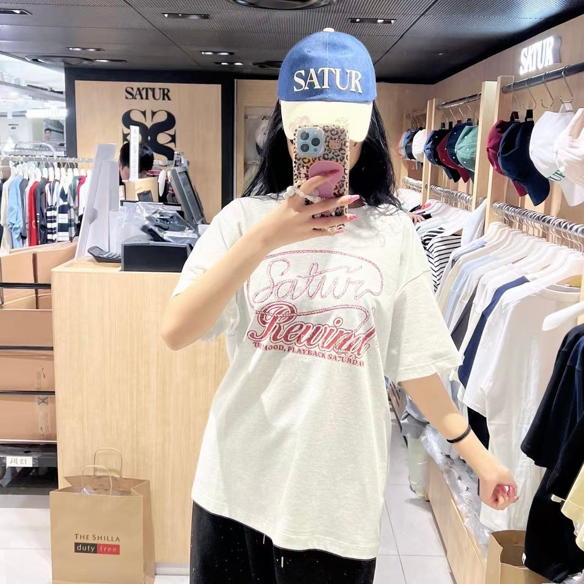 韓國 Satur T-Shirt (男女同款)【SR321】