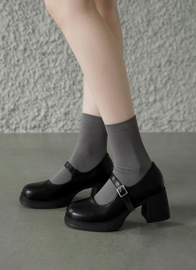 韓國 Chaakan Turner platform Mary Jane heels【CN022】
