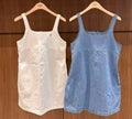 韓國 Marithe Francois Girbaud W Denim Sleeveless Dress【MD278】