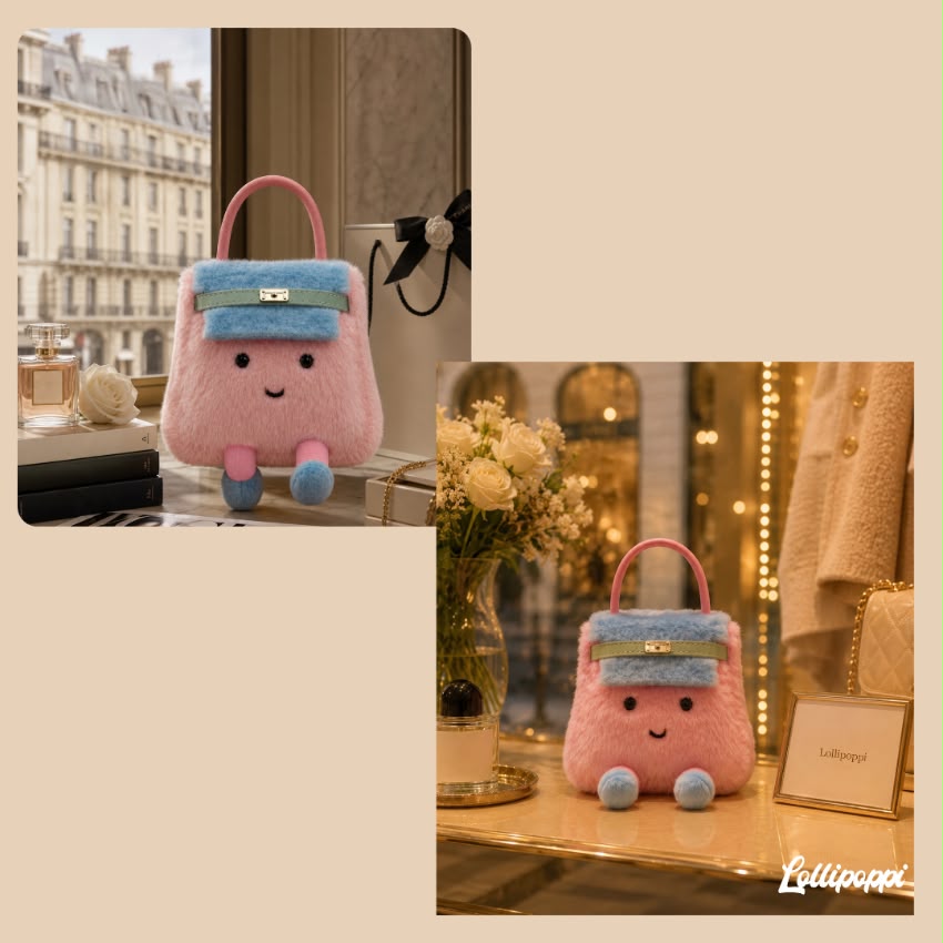 Lollipoppi 毛絨包包掛件盲盒 - 原條 (第二團 8月底到貨)【SM2545】