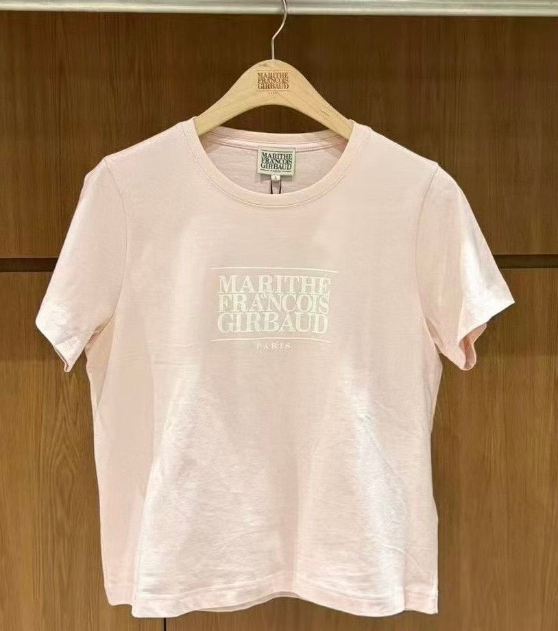 韓國 Marithe Francois Girbaud W Classic Logo Tee【MD152】