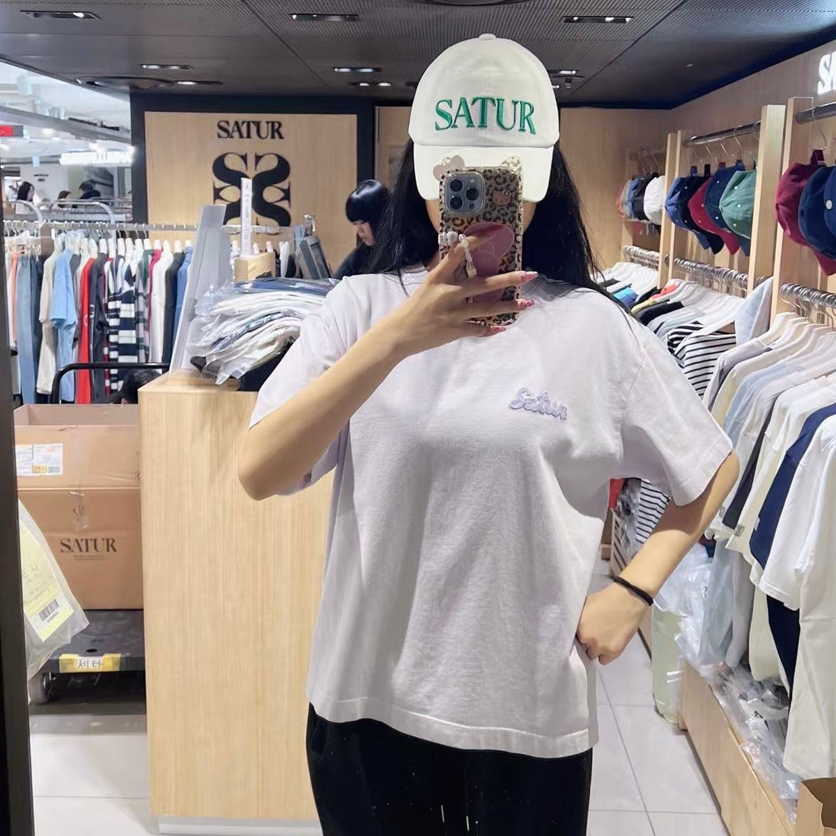 韓國 Satur T-Shirt (男女同款)【SR313】