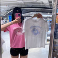韓國 Wacky Willy Women's Big Lily Graphic Short Sleeve T-shirt【WW171】