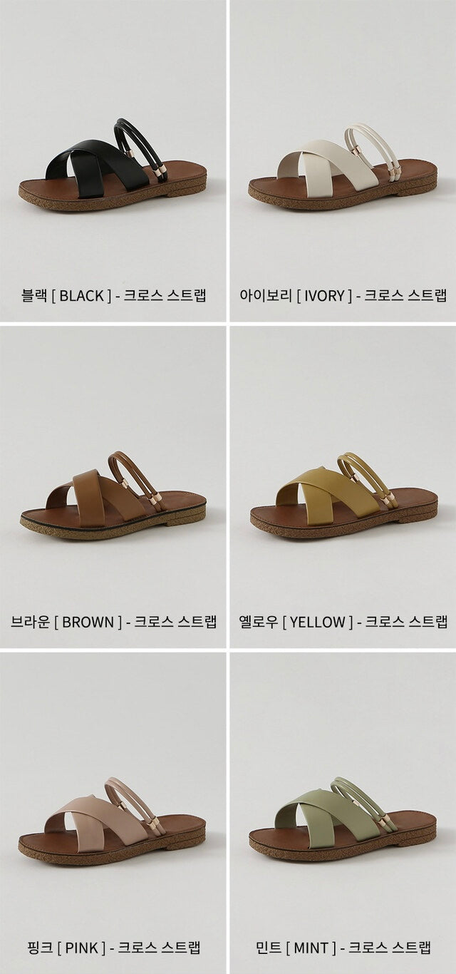 韓國 Chaakan Diond Two-Way Strap Sandals【CN043】