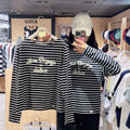韓國 Satur (W) Bon Voyage Border Long Sleeve【SR332】