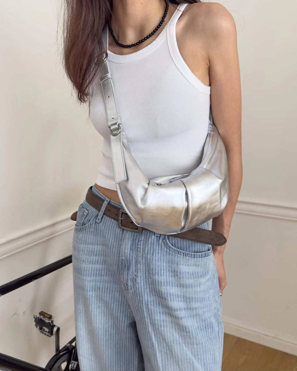 韓國 Bucks & Leather 分身斜挎餃子包【SM2379】