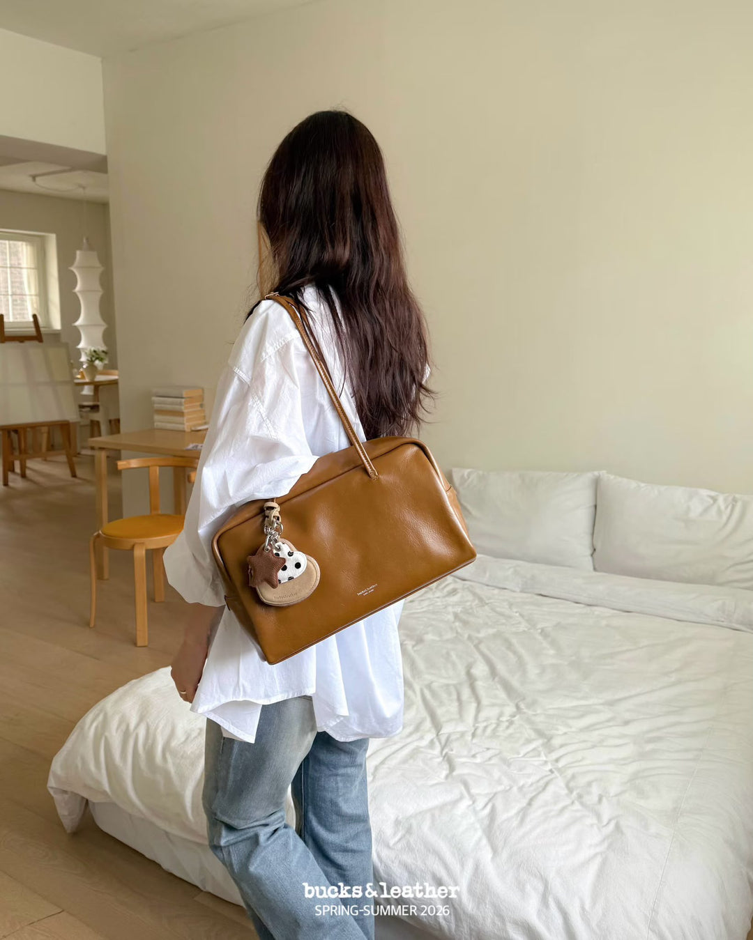 韓國 Bucks & Leather 26SS 法式吐司包 (大號)【SM2439】