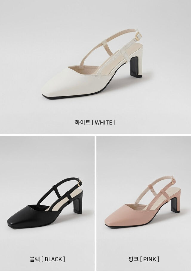 韓國 Chaakan Nore Square Slingback【CN015】