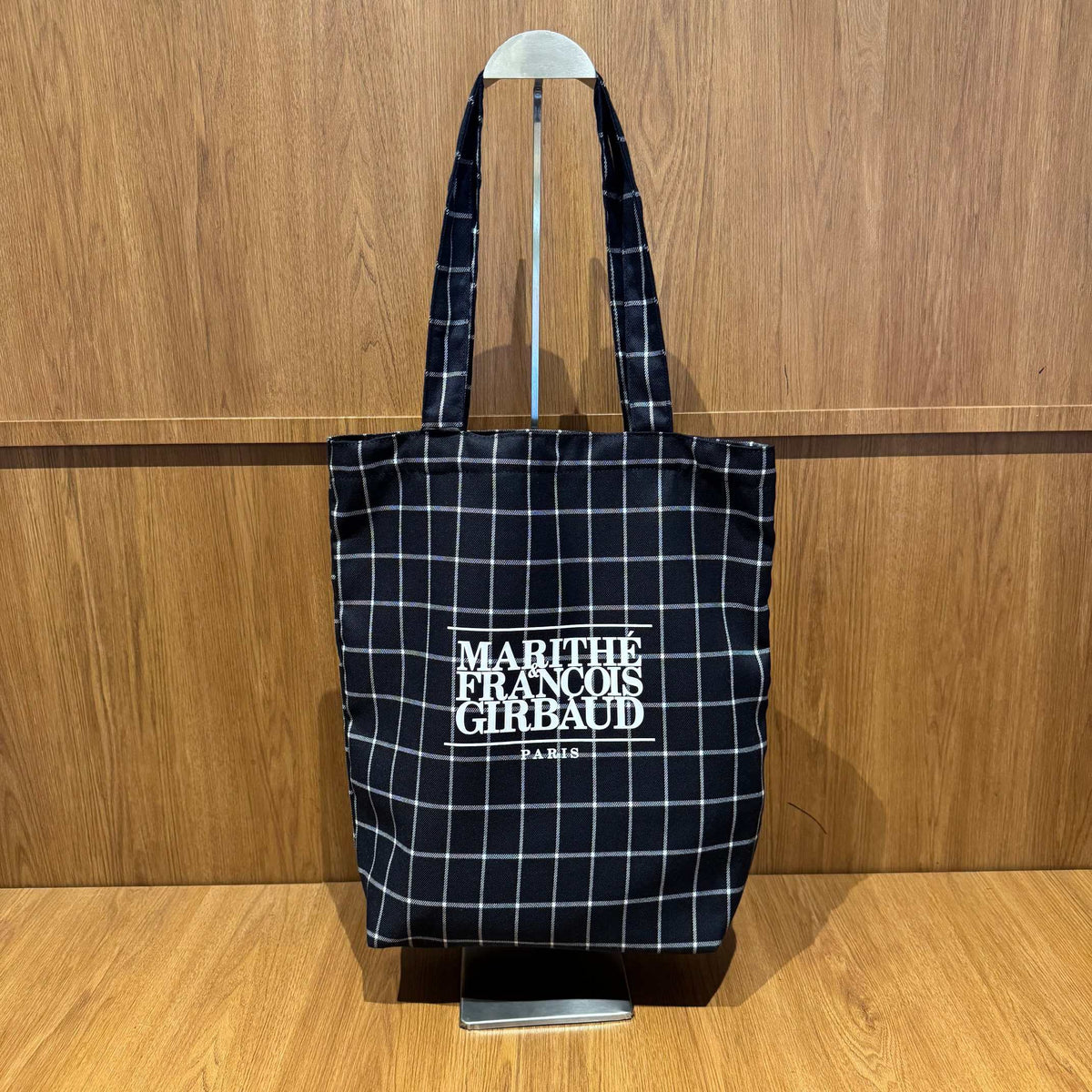 韓國 Marithe Francois Girbaud Claasic Logo Check Eco Bag【MD366】