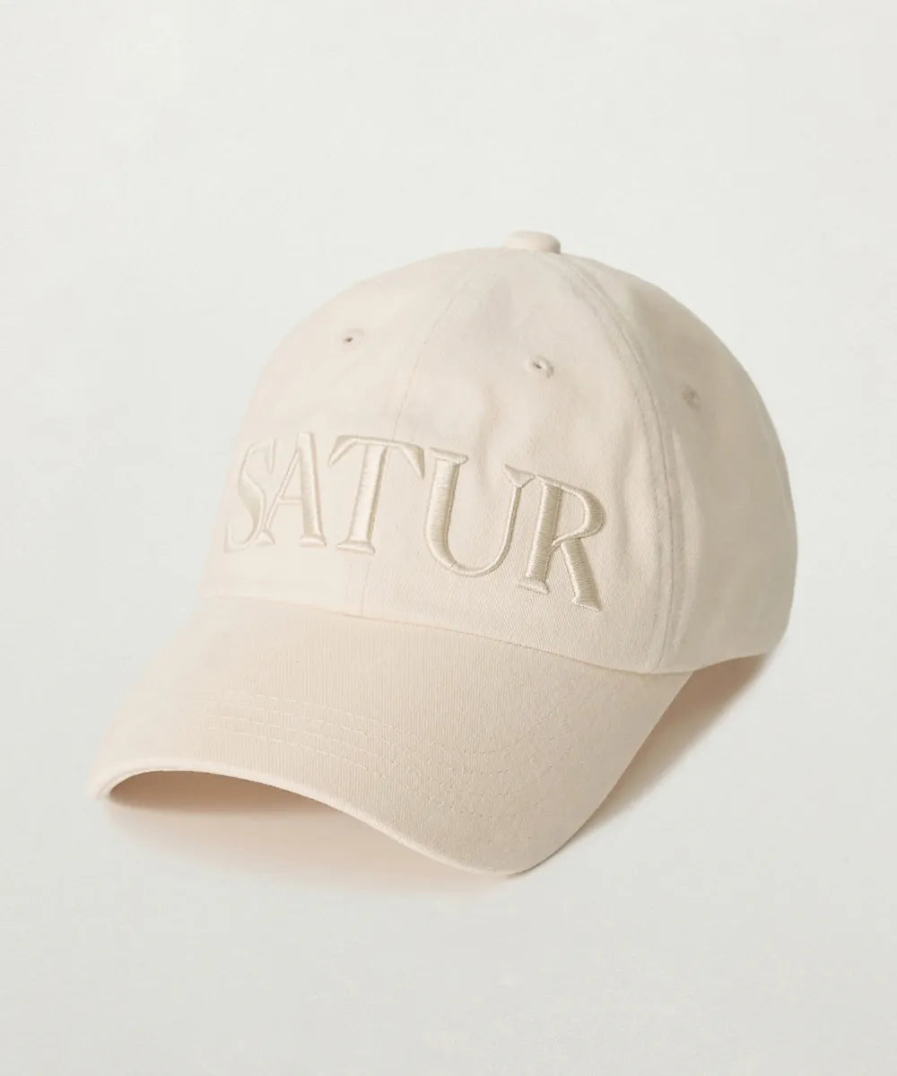 韓國 Satur Vintage Casual Volume Embroidery Ball Cap【SR354】