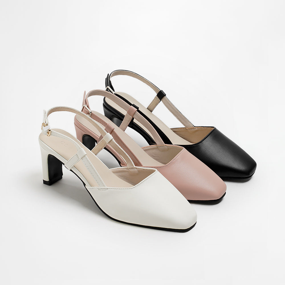 韓國 Chaakan Nore Square Slingback【CN015】