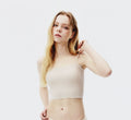 Dorosiwa AirHole Heartline Bra Top【SE1306】