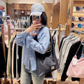 韓國 Marithe Francois Girbaud Classic Logo One Shoulder Bucket Bag【MD232】