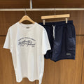 韓國 Marithe Francois Girbaud Logo Tee+Nylon Shorts Set-Up【MD298】