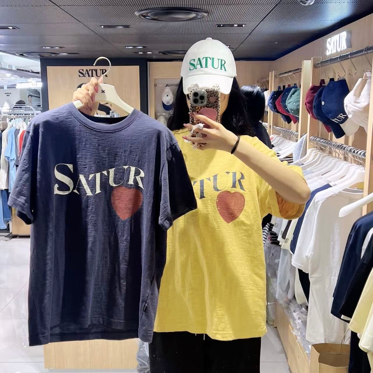 韓國 Satur T-Shirt (男女同款)【SR311】