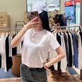 韓國 Marithe Francois Girbaud Sport W Classic Logo Crop Tee【MD216】