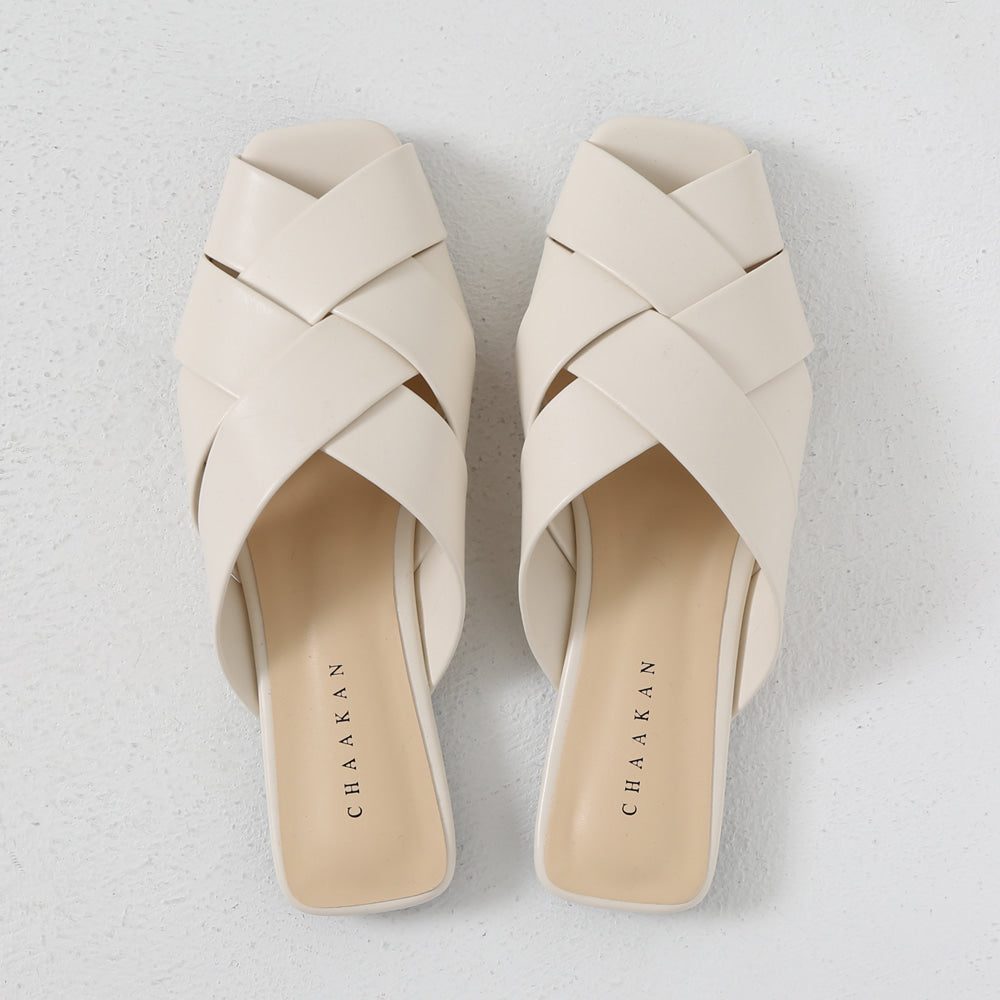 韓國 Chaakan Torred Weaving Slippers【CN014】