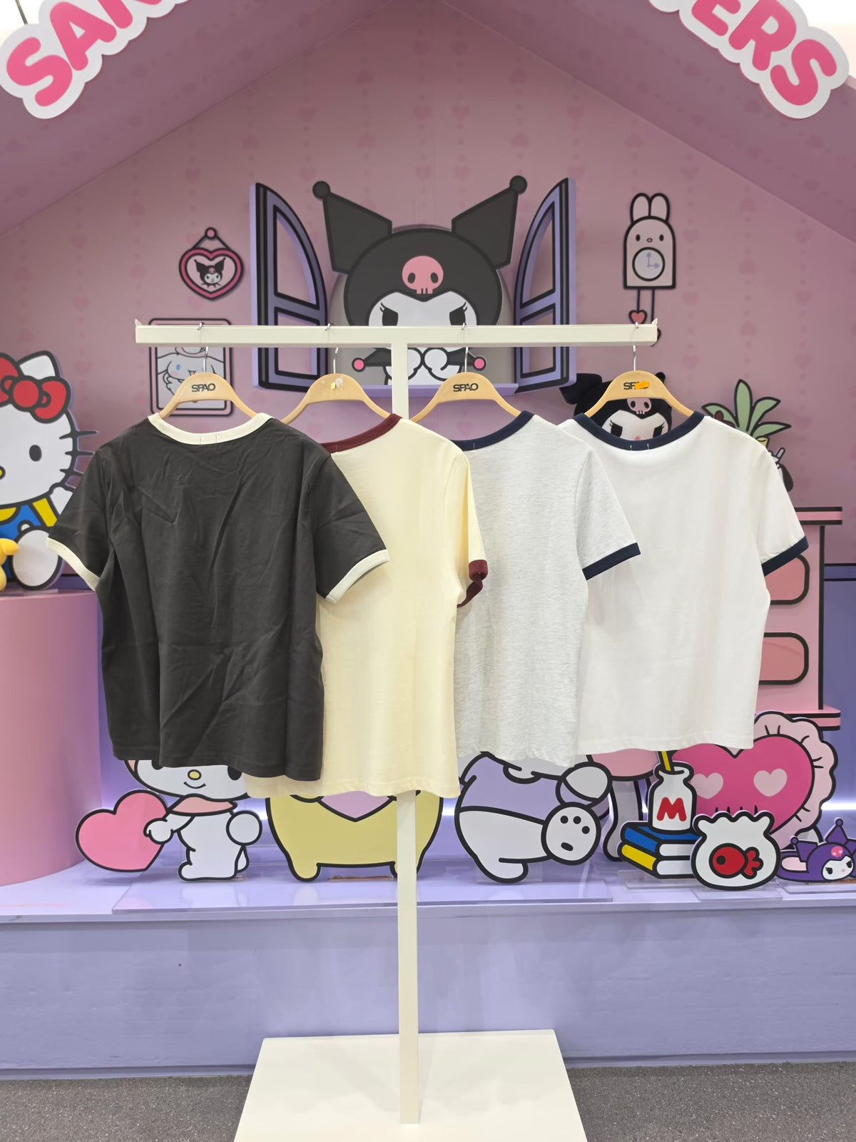 韓國 SPAO Ringer Short Sleeve T-shirt【SP460】