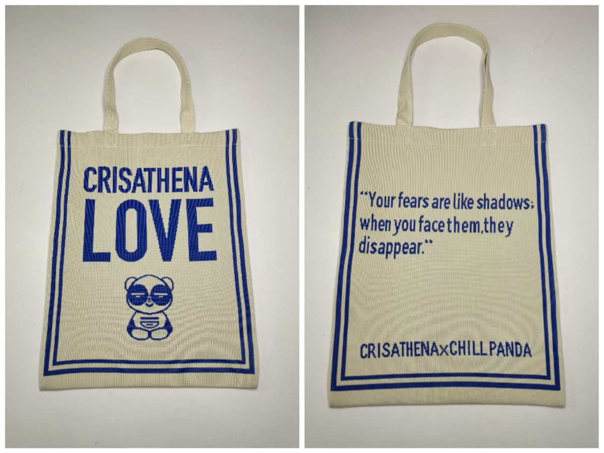 Crisathena Chill Panda Love Tote Bag【SM174】