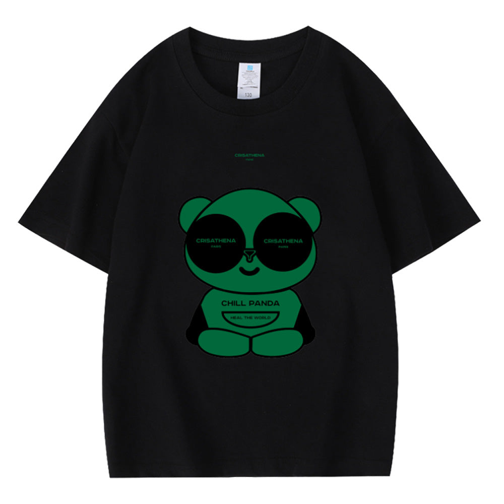 Crisathena X Chill Panda T-shirt【SM205】