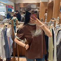 韓國 Marithe Francois Girbaud Aerocool Crack Classic Logo Ringer Tee【MD270】