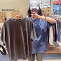 韓國 Marithe Francois Girbaud Outline Classic Logo Dyeing Oversized Tee【MD205】