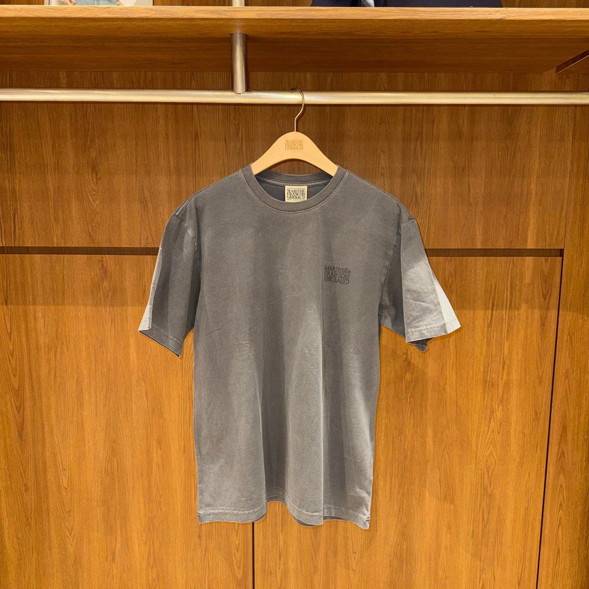 韓國 Marithe Francois Girbaud Drawing Logo Dyeing Tee【MD208】