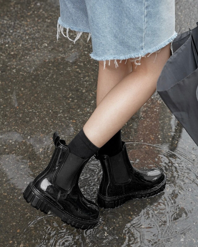 韓國 Chaakan Terry Chelsea Rain Boots【CN023】