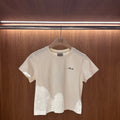 韓國 Marithe Francois Girbaud W Small Lettering Slim Crop Tee【MD299】
